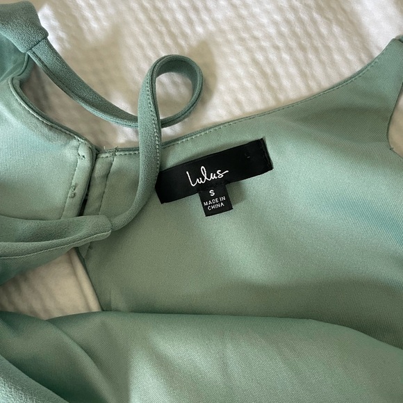 Lulus Moments of Bliss in Seafoam green maxi dress - Picture 7 of 15